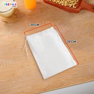 FR-C1207 Saringan Kain Peras Serbaguna / Kain Saringan Susu Kedelai Transparan / Filter Mesh Kain