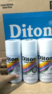 Pilok Cat Diton Black Doff 884 Primer Grey Epoxy 8020 Clear Doff 810Paketan Hitam Dop 3 klg 150cc Pilox Cat Semprot Diton Spray Paint