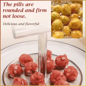 Maker Quick and Easy Kitchen Molds Making Fishballs Modern One Pressure Molding Easy to Use and Practical