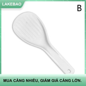 【LAKEBAO】 Lớn gạo muỗng nhựa bữa ăn muỗng không dính nhà bếp tiện ích tay cuộn thìa gạo xẻng nhà bếp cung cấp dày gạo ngã ba