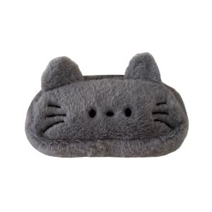 VIVIDI Cat Pencil Case Plush Large Capacity Pen Bag Cute Pen Box for Students