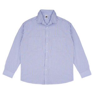 House of Smith Kemeja Pria - Up Stripe Oversized Shirt - Oversize Long Shirts