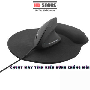 Chuột Có Dây Chống Mỏi - Chuột Gaming Có Dây Dáng Đứng Bảo Vệ Cổ Tay Loại 5 Nút (BH3 tháng)