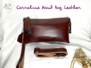 Carroline Hand Bag / Tas Kulit Wanita / Tas Kulit Selempang Wanita