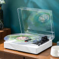 Middix Vinyl Record Player turntable retro gramophone audio bluetooth speaker charging portable built-in speaker. 
