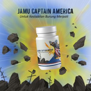 Suplemen Stamina Burung Merpati - Jamu Captain America Multi-Pak Vitamin & Mineral