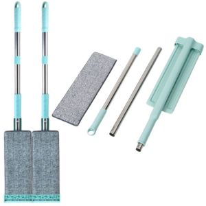 Free gift Long mop 360 rotation intelligent mop superfine fiber extrusion mop cleaning automatic dehydration