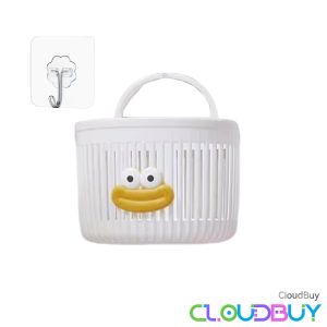 C.B.【Ready in Stock】 Plastic Hanging Bathroom Storage Basket Kitchen Bathroom Organizer