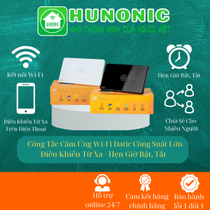 Công Tắc Cảm Ứng Wi-Fi Datic Công Suất Lớn Chống Giật Dùng Cho Bình Nóng Lạnh Điều Hoà