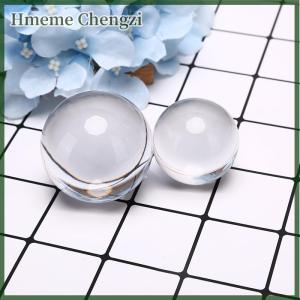Hmeme 40/50mm Clear Glass Ball Healing Sphere Photography Props Decor Gift