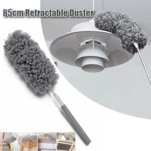 85cm Retractable Duster Adjustable Washable Microfiber Feather Duster Desktop Sweep Household Dusting Brush