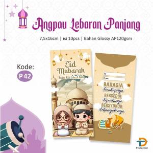 AMPLOP LEBARAN Panjang A - angpau lebaran unik lucu ukuran besar murah meriah bisa pilih motif