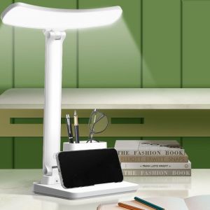 Đèn Học Để Bàn Chống Cận Thị Có Led Ánh Sáng Vàng Có Điều Khiển ( Cảm ứng chạm 3 chế độ màu Chỉnh mức độ sáng..)