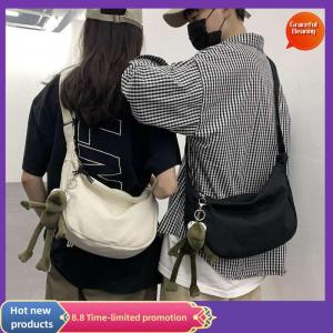 Graceful Canvas Crossbody Túi công suất lớn hip-hop phong cách đường phố cho cả nam giới và phụ nữ