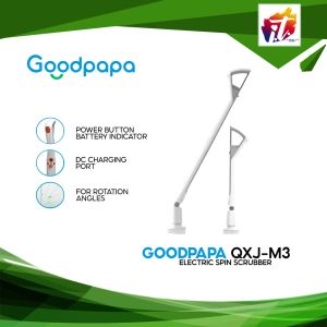 Goodpapa QXJ-M3 Electric Spin Scrubber (Cordless Multi-Head Function Ergonomic Handle)