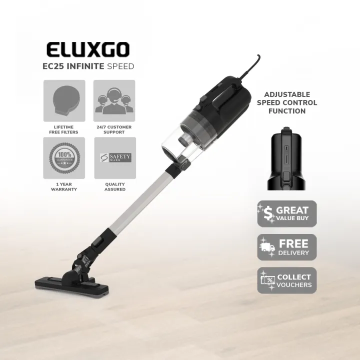 Eluxgo ] EC25 Infinite Speed Cyclone Vacuum Cleaner