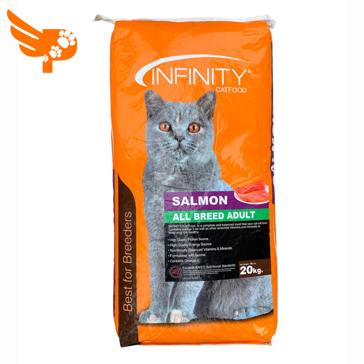 Infinity Catfood 20kg - Salmon flavor - All Breed Adult - Infinity Dry ...