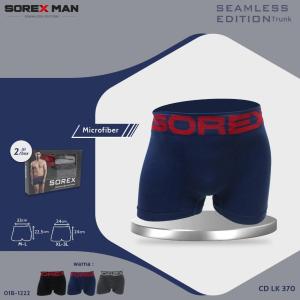 SOREX | CD Celana Dalam BOXER Pria Seamless Edition Trunk Sport Nylon  [ 1 Box isi 2 ] CD LK 370