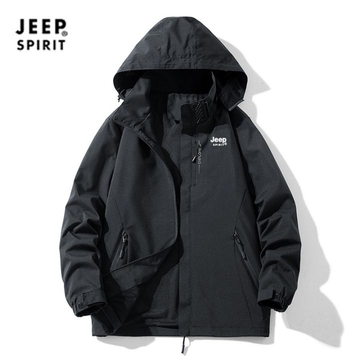 Jeep%20Spirit%20Solid%20Color%20Waterproof%20and%20Wear-resistant%20Jacket%20Spring%20and%20Autumn%20New%20Outdoor%20Single-layer%20Thin%20Mountaineering%20Suit%20Windproof%20and%20Breathable%20Couple%20Trench%20Coat%20Jacket%20Casual%20Coat%20-%20Image%205