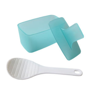 Rice Mould Musubi Maker Rectangular Layer Mold Box with Scoop Onigiri Meat Press Plate Mold Box