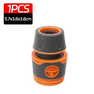 6Pcs Garden Water Tubing Quick Connector Hose Adapter Irrigation Pipe Connect Repair Plastic Coupling Joint Extender Fitting