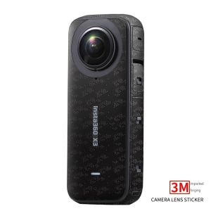 Suitable for Insta360X3 Panoramic Sports Camera Protective Film Anti-scratch Camouflage Black Skin for 360X2/X3/X4 Camera Protective Sticker