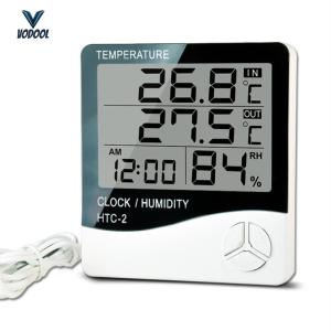 Electronic Temperature Humidity Meter for Indoor and Outdoor Monitoring Digital Hygrometer with Clear Screen