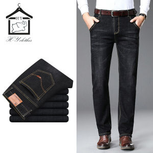 H Y clothes New Jeans กางเกงยีนส์ผู้ชาย ขายาว เนื้อผ้าไม่หนากำลังดี ใส่สบาย ราคาถูกสุดๆ กางเกงทรงตรง มีของพร้อมส่ง