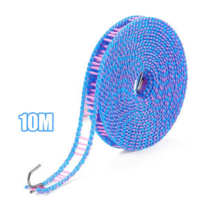 ​​10m Thickened Drying Line Non-Slip Clothesline Windproof PP Drying Rope For Outdoor Quilt Airing​​