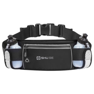 High-Quality Running Belt with Bottles for Men Women Adjustable Waist Pack for Outdoor Exercise