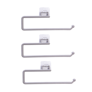 ที่แขวนกระดาษเช็ดมือในครัว ชั้นวางผ้าเช็ดมือในครัวแบบมีกาวในตัว ที่แขวนผ้าเช็ดมือพลาสติกติดผนัง ที่แขวนผ้าเช็ดมือในรถยนต์