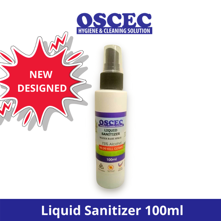 OSCEC Liquid Sanitizer Spray 100ml / Toilet Seat Sanitizer / Liquid