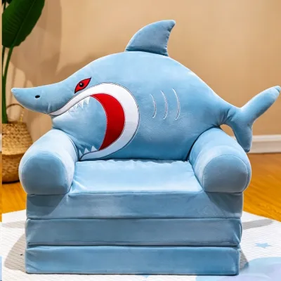 MAIA Kids Gift 2/3/4 L Children Folding Sofa Bed Cute Cartoon Foldable Baby Small Lazy Seat