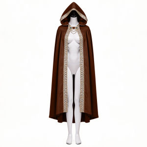Halloween European and American style retro pastoral ribbon cape cs Clothing Lace-up Cloak Anime Costume Cosplay