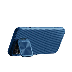 Nillkin Luxury Camera Cover Stand Case for Apple iPhone 16 Pro Max 16 Pro PC Hard CamShield Prop Back Case