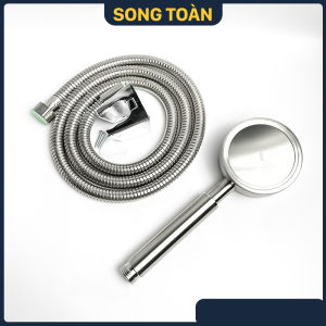Vòi Sen Tắm Tăng Áp Inox 304 Bộ Sen Tắm Tăng Áp Tia Nước Cầm Tay Inox SUS 304 TS01