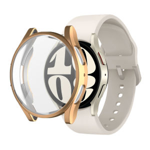 For Samsung Galaxy Watch 6 40mm Case Galaxy Watch 6 44mm Case 2 in 1 Full Coverage Galaxy Watch 6 40mm 44mm (2023) TPU Cover Screen Protector for Samsung SmartWatch 6 Case