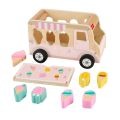 Fisher-Price Wood Ice Cream Shape Sorter (#38369). 