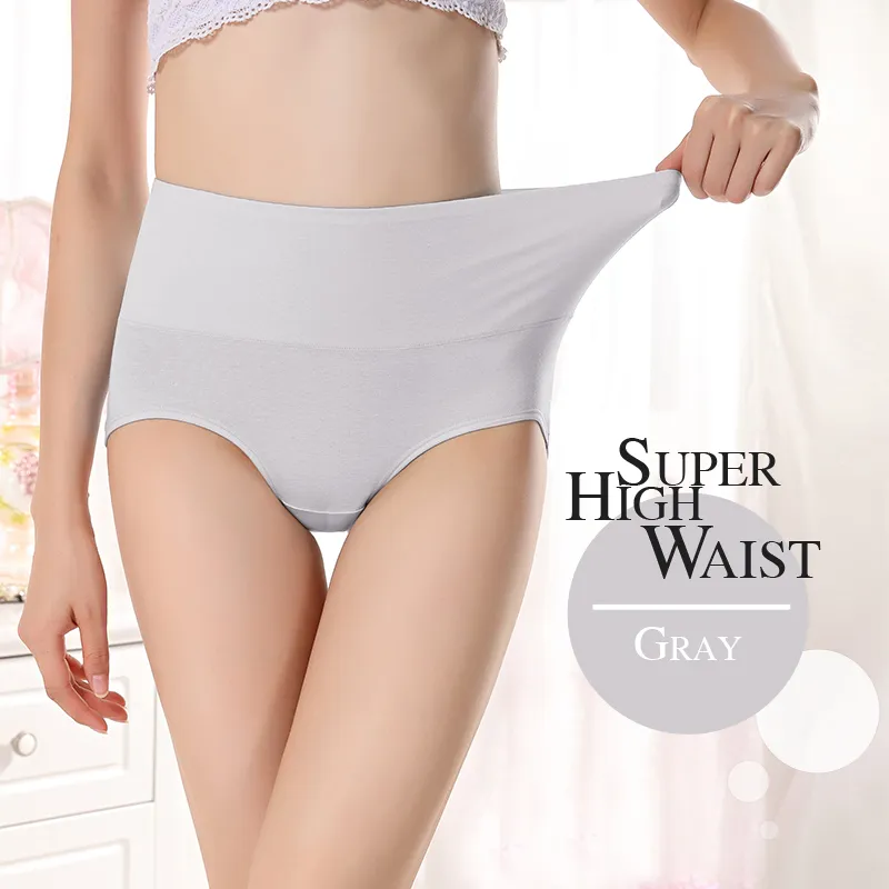 Plus Size Panties For Women Underwear High Waist Briefs Tummy