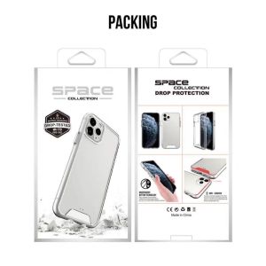 เคสSPACE หลังใสปุ่มสีเงิน สำหรับ ไอโฟน เคสใส SPACE 15/15PRO/15PLUS/15PROMAX /14/14pro/14promax/14PLUS/iPHONE13 / iPHONE13PRO / iPHONE13MINI / iPHONE13PROMAX/111212PRO12PROMAXXRXS MAX 11PRO 11PROMAX7PLUS