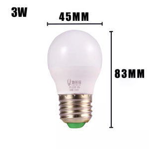 LANGYUE 220V LED Bulb Tricolor E27 3W 5W 7W 9W 12W 15W 18W Aluminum Plastic LED Light Bulb High Bright for Home Living Room Bedroom Restaurant