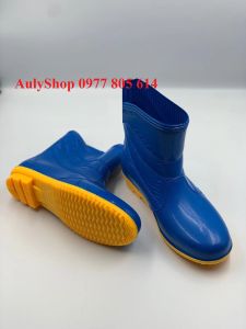 Ủng ngắn làm vườn đế vàng size 36-43 ủng đi mưa ủng làm vườn