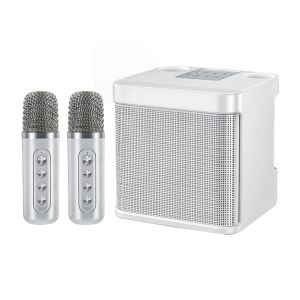 【COD】Speaker bluetooth karaoke 2 mic full bass speaker subwoofer ys 203 3D Stereo TV AUX SPEAKER HF Bluetooth KTV Equipment wireless portabel musik box Hi-Fi bluetooth 5.3