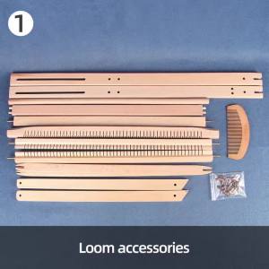 FFBH Large Weaving Loom Kit for Beginners With Stand Tapestry Handmade Woven Wall Art Loom Weave Frame Loom Weaving Knitting Tools H5K8Q