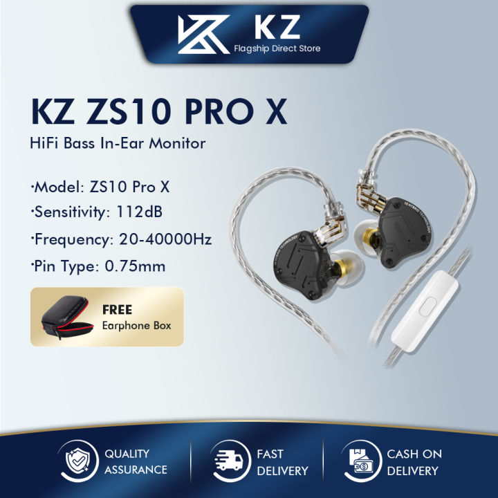 Gaming Earphones KZ ZS10 PRO X In Ear Onitor Headphones