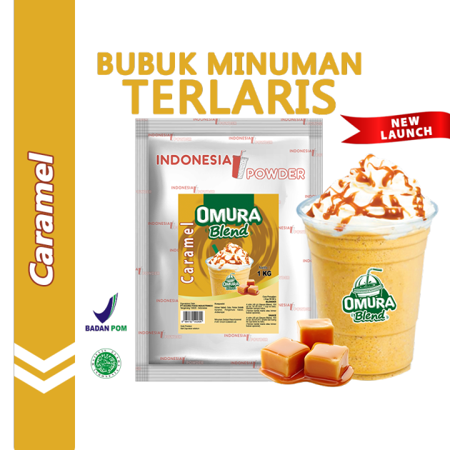 OMURA POWDER Bubuk Minuman Mix Gula Rasa Caramel / Karamel Instant ...