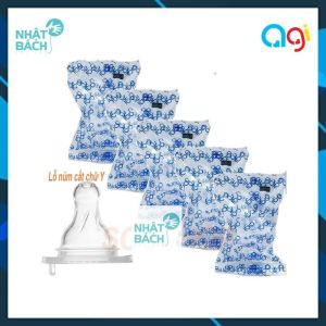 Combo 5 Núm vú Cổ Hẹp AGI SIZE S M L