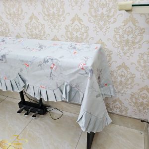 KHĂN PHỦ ĐÀN PIANO ĐIỆN HỌA TIẾT CHIM ĐẬU TRÊN CÂY
