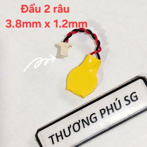 Pin cmos 1220 CR1220 3V Pin 3V 1220 / Pin đầu cắm 2 lổ 2 Râu (D x R): 3.8mm x 1.2mm