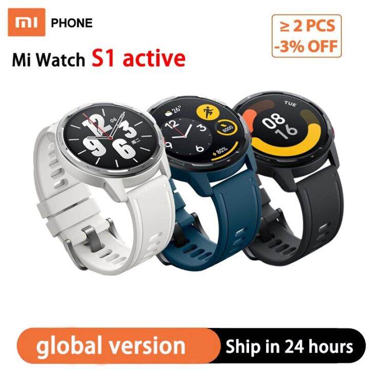 Xiaomi Watch S1 Active Global Version Smartwatch AMOLED Display 5ATM ...